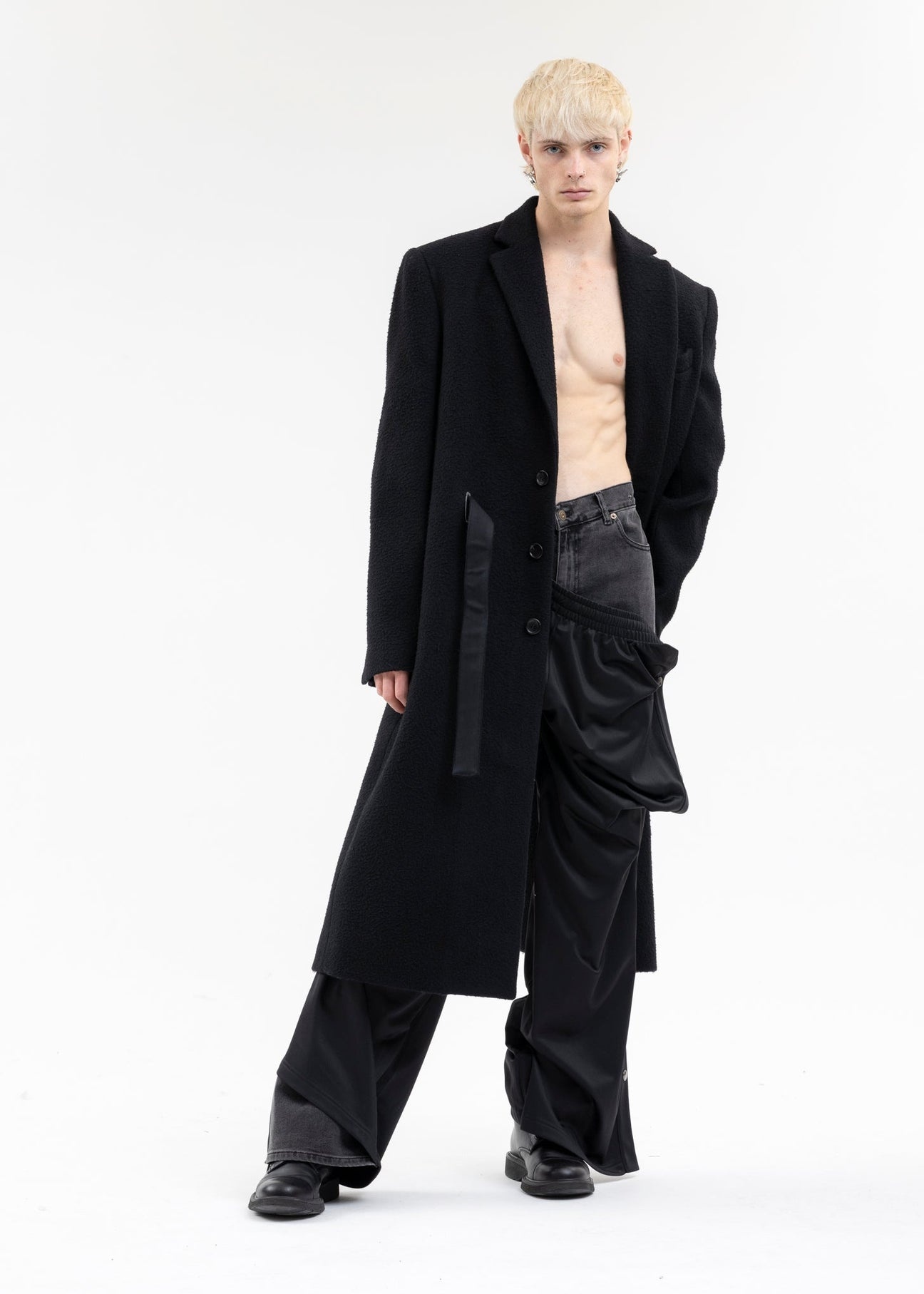 パンツ y/project SNAP OFF DENIM TRACK PANTS Y/PROJECT - Snap Off Denim Track Pants | HBX - Globally