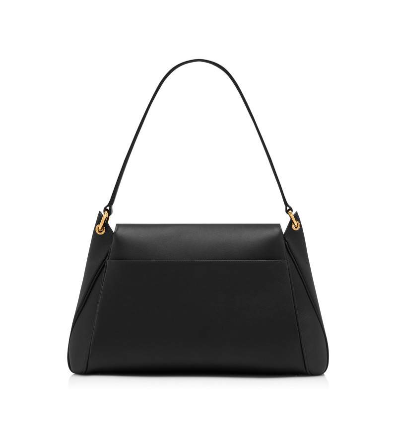 NATURAL GRAIN LEATHER TARA MEDIUM SHOULDER BAG 3