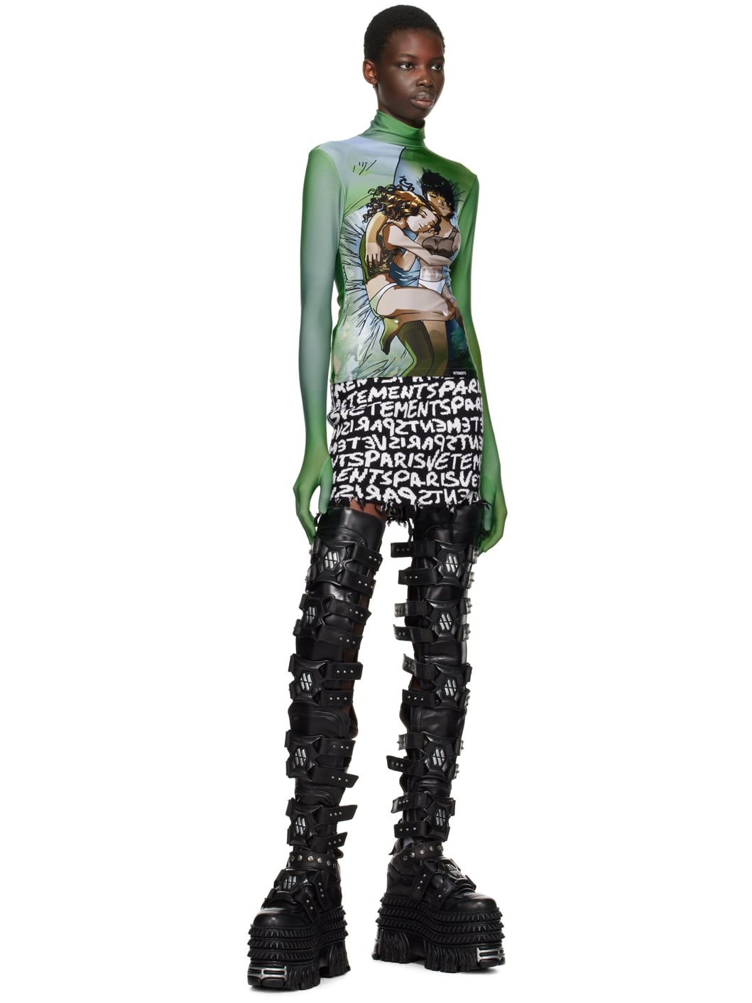 Black New Rock Edition Gamer Tall Boots - 5