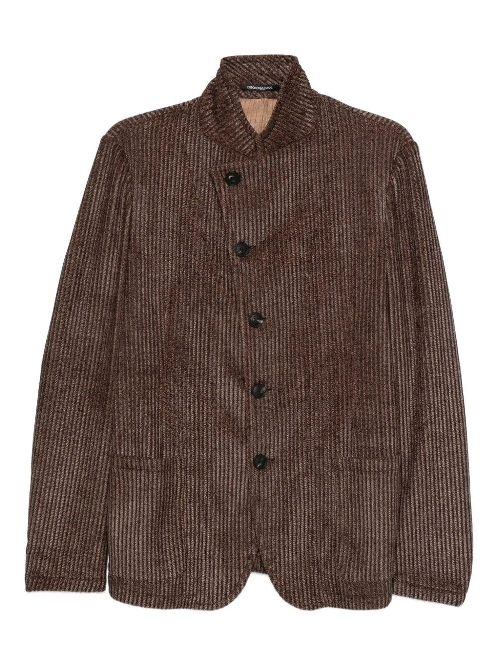 Introducing the SPLIT JACKET, a stunning piece from the renowned brand EMPORIO ARMANI. This jacket i - 1
