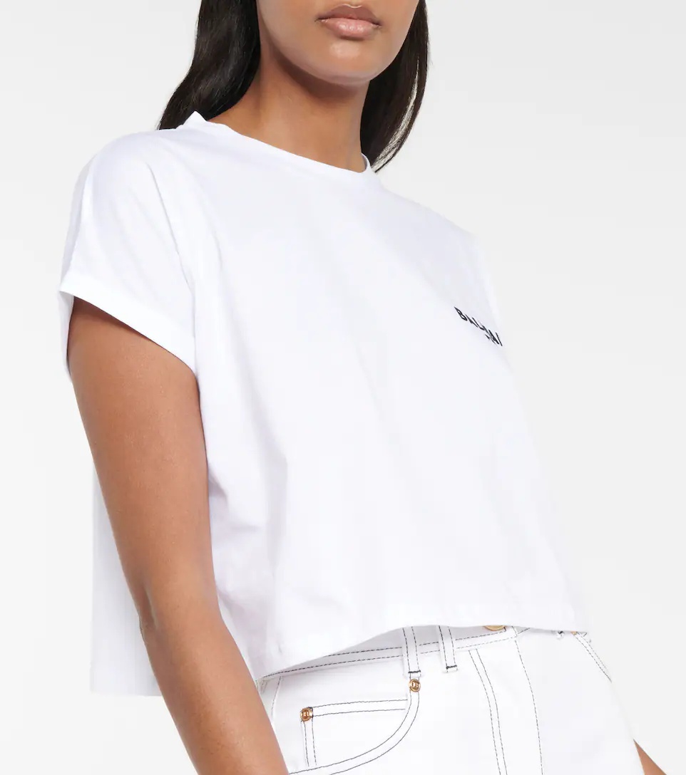 Logo cotton T-shirt - 4