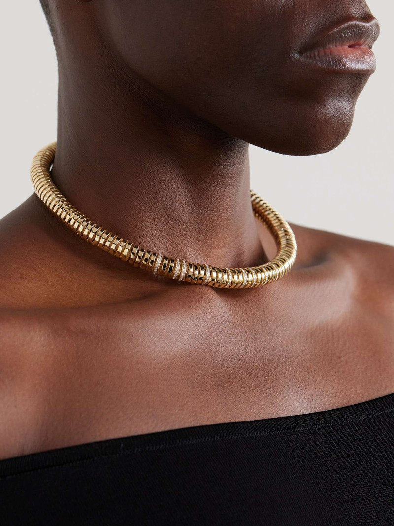 RAINBOW K Versus 14-karat gold diamond necklace outlook
