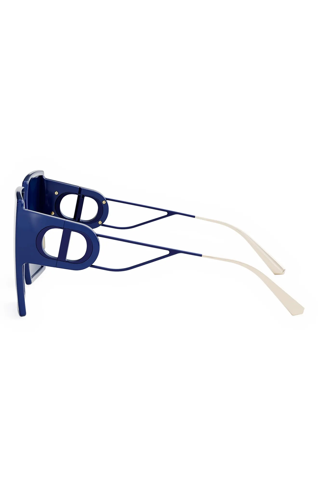 30Montaigne SU 58mm Square Sunglasses in Shiny Blue /Blue - 6