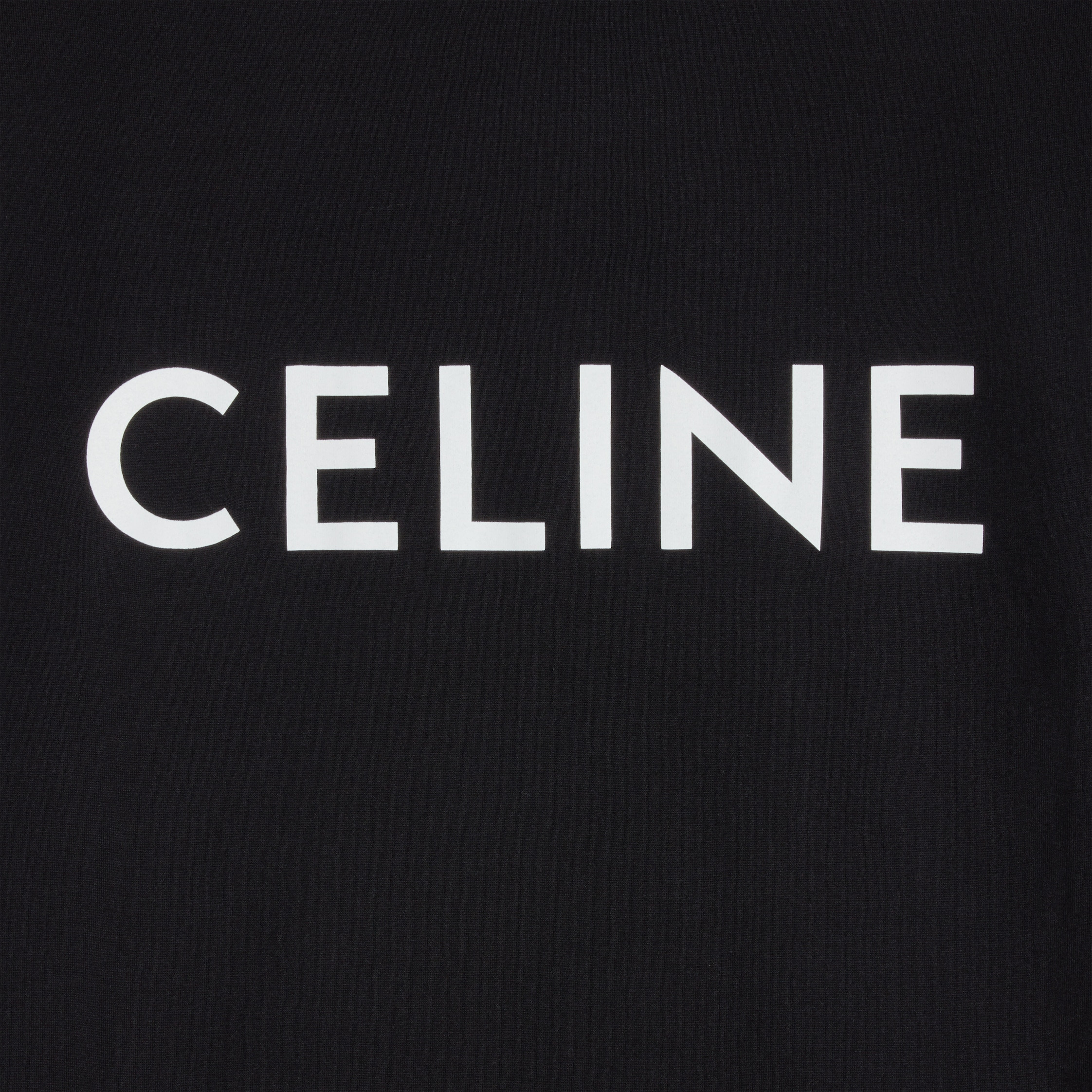 CELINE LOOSE T-SHIRT IN COTTON JERSEY - 4