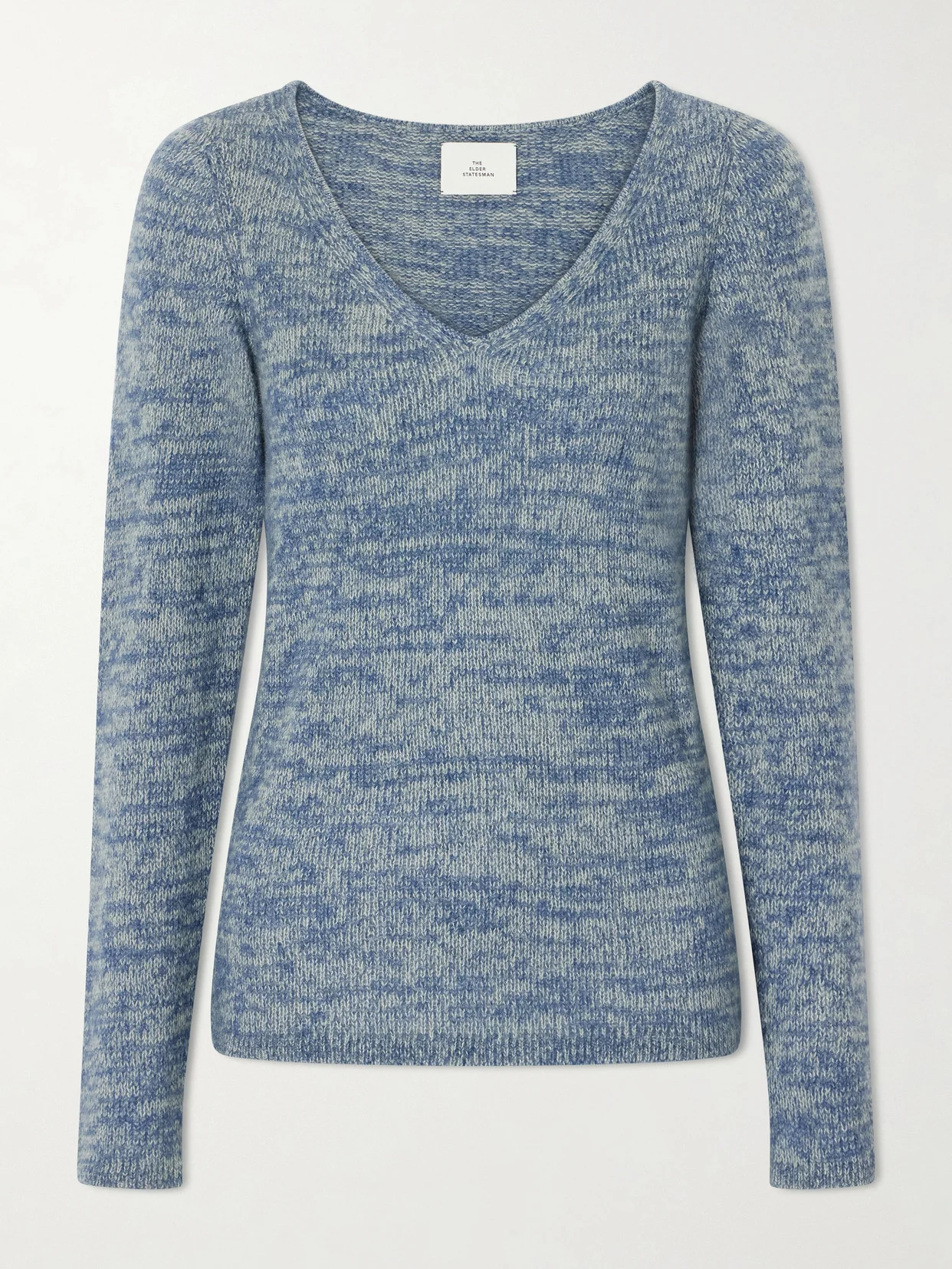 V-neck Cashmere And Silk-blend Sweater - 1