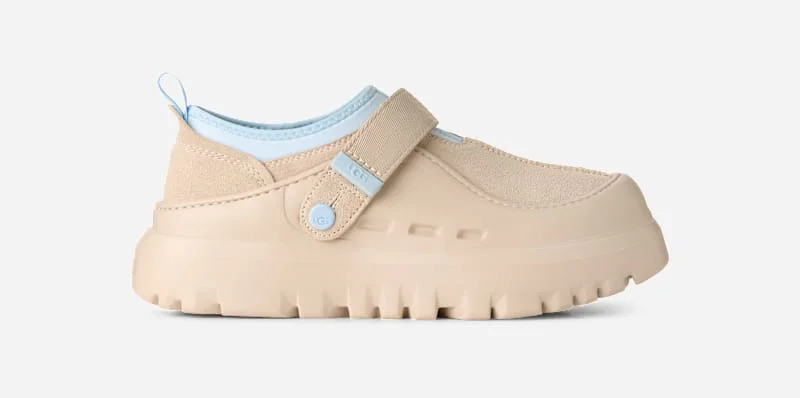 ® Men's PeakMod Lowcut Suede Shoes in Sky Blue/Sea Salt - 1