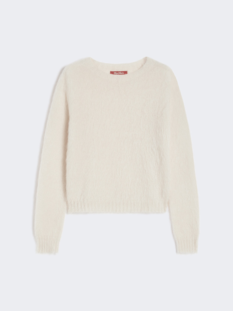 ACETO Crewneck sweater in mohair blend yarn 1