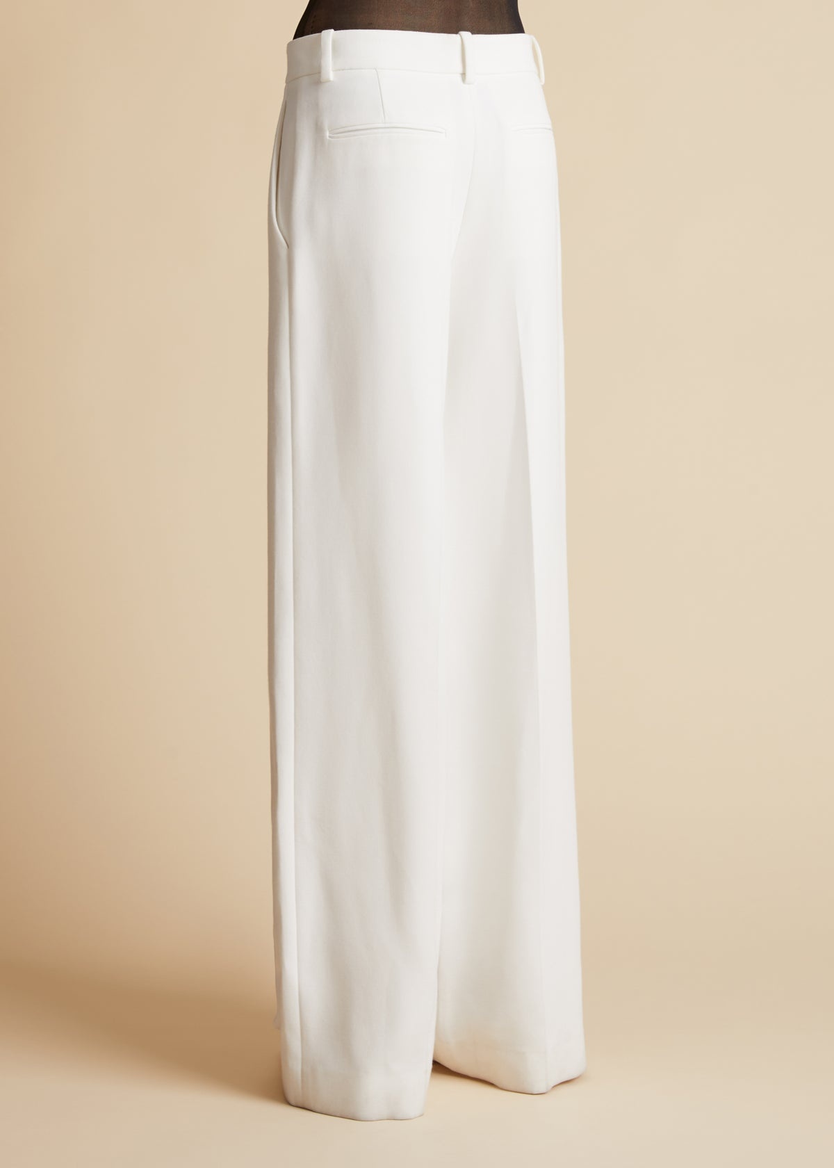 Bacall crepe wide-leg pants - 5