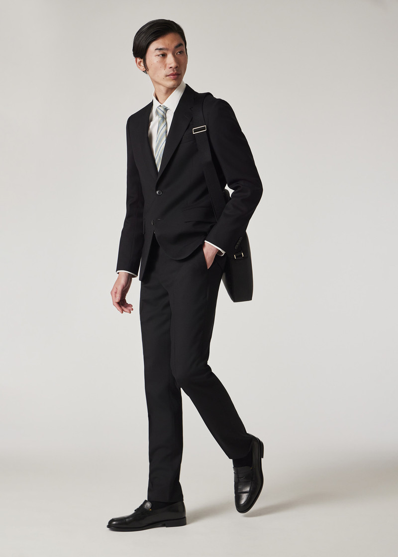 Tailored-Fit Wool Suit 8