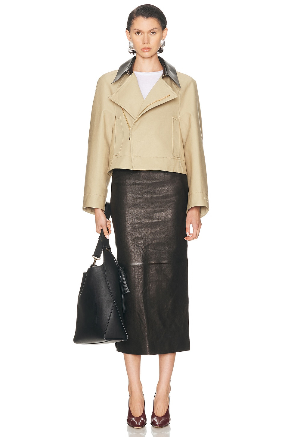 Short Zipped Caban Jacket - 4