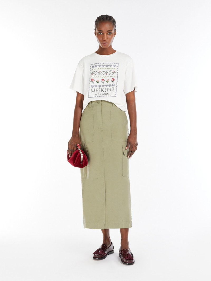 WEEKEND Max Mara CABINA Jersey print T-shirt outlook