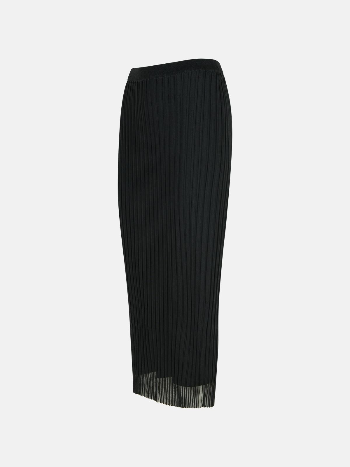 'ALBUM' BLACK POLYAMIDE BLEND SKIRT - 2