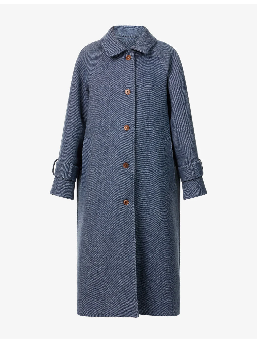 Macy Long Wool Coat - 1
