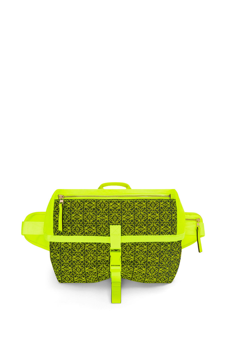 Postman Sling in Anagram jacquard and canvas 1