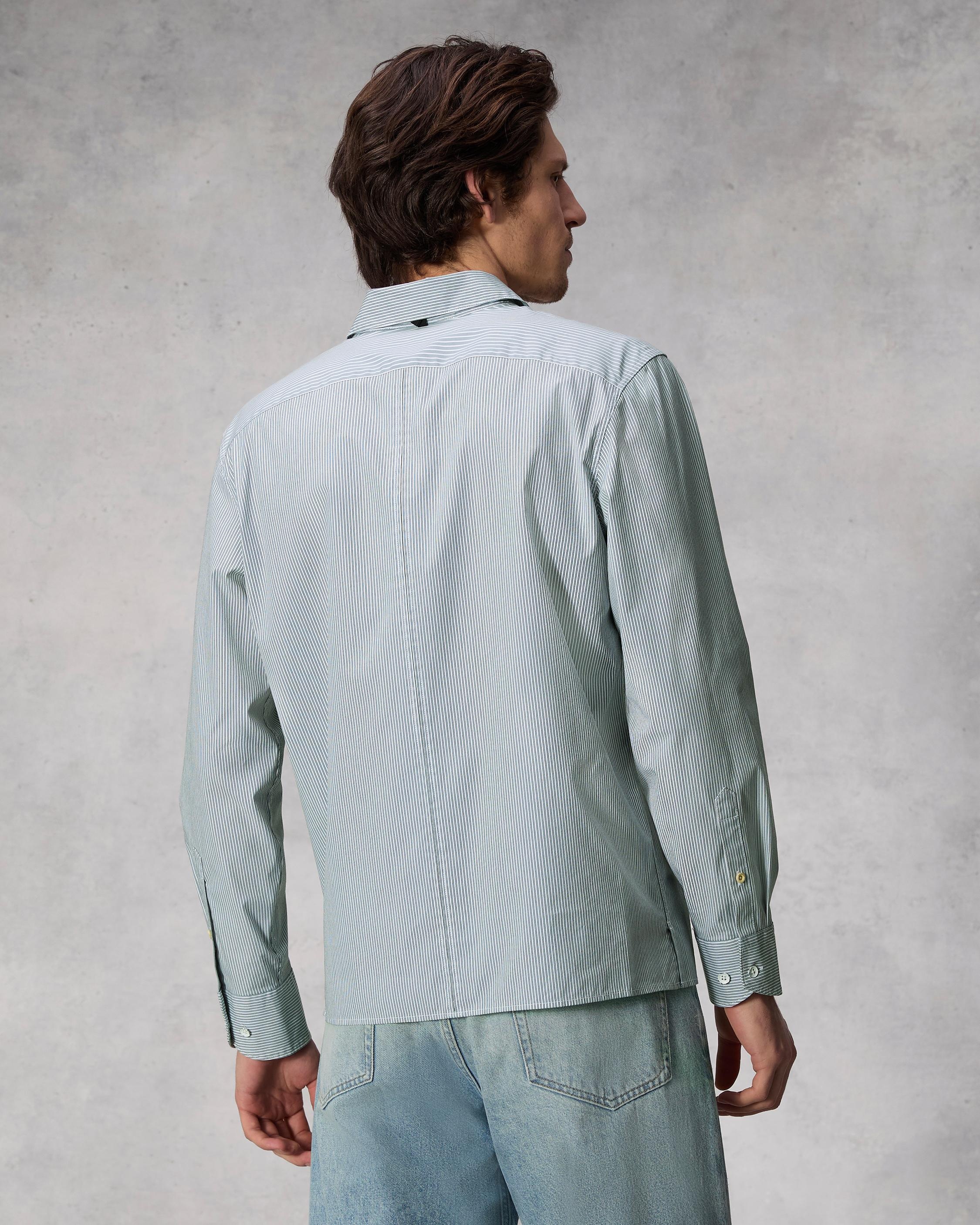 Dalton Striped Hemp Cotton Shirt
Relaxed Fit Button Down - 5