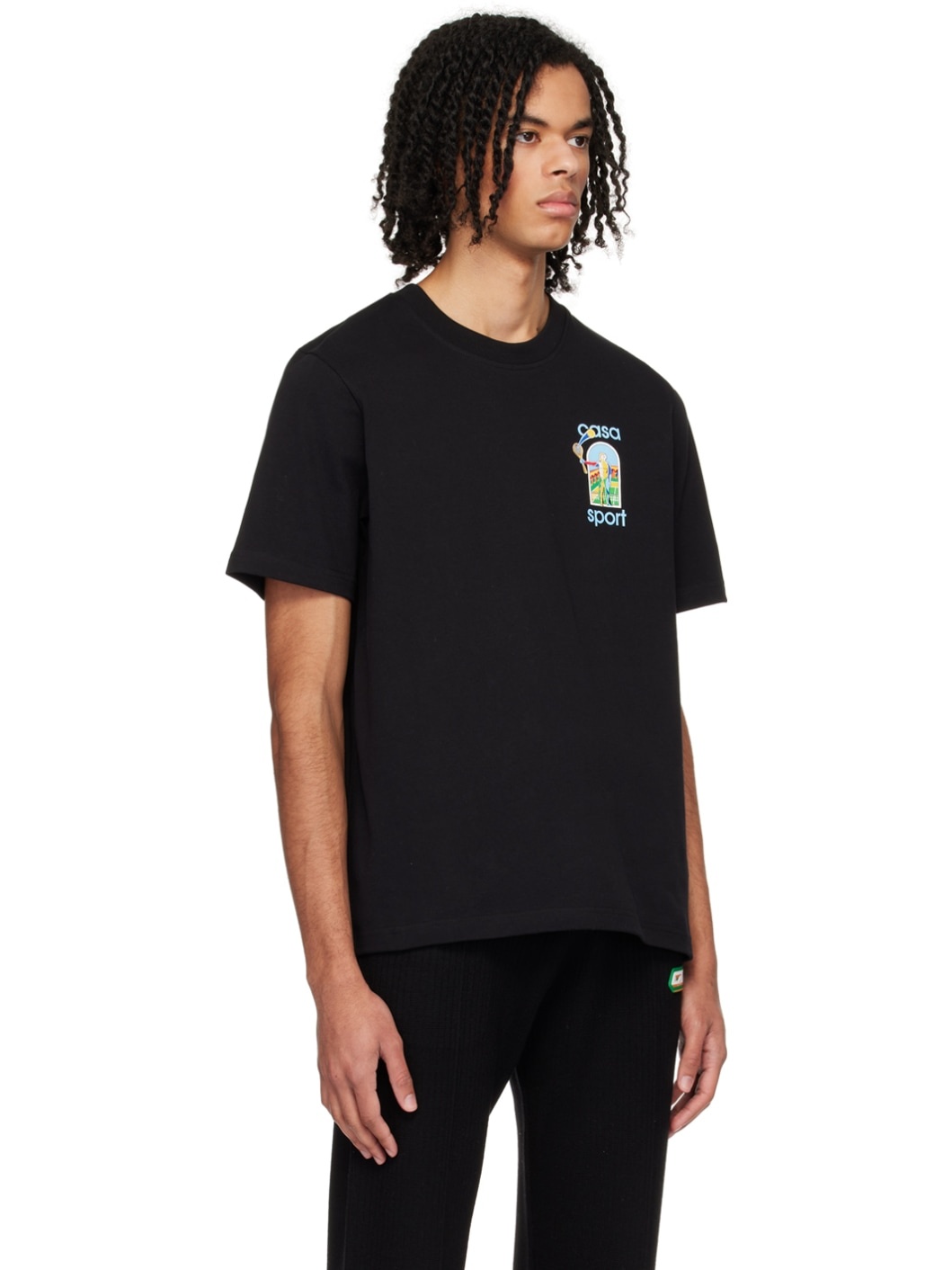 Black 'Le Jeu Coloré' T-Shirt - 2