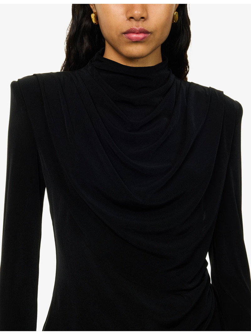 Katerina Long-Sleeve Stretch-Knit Top 5