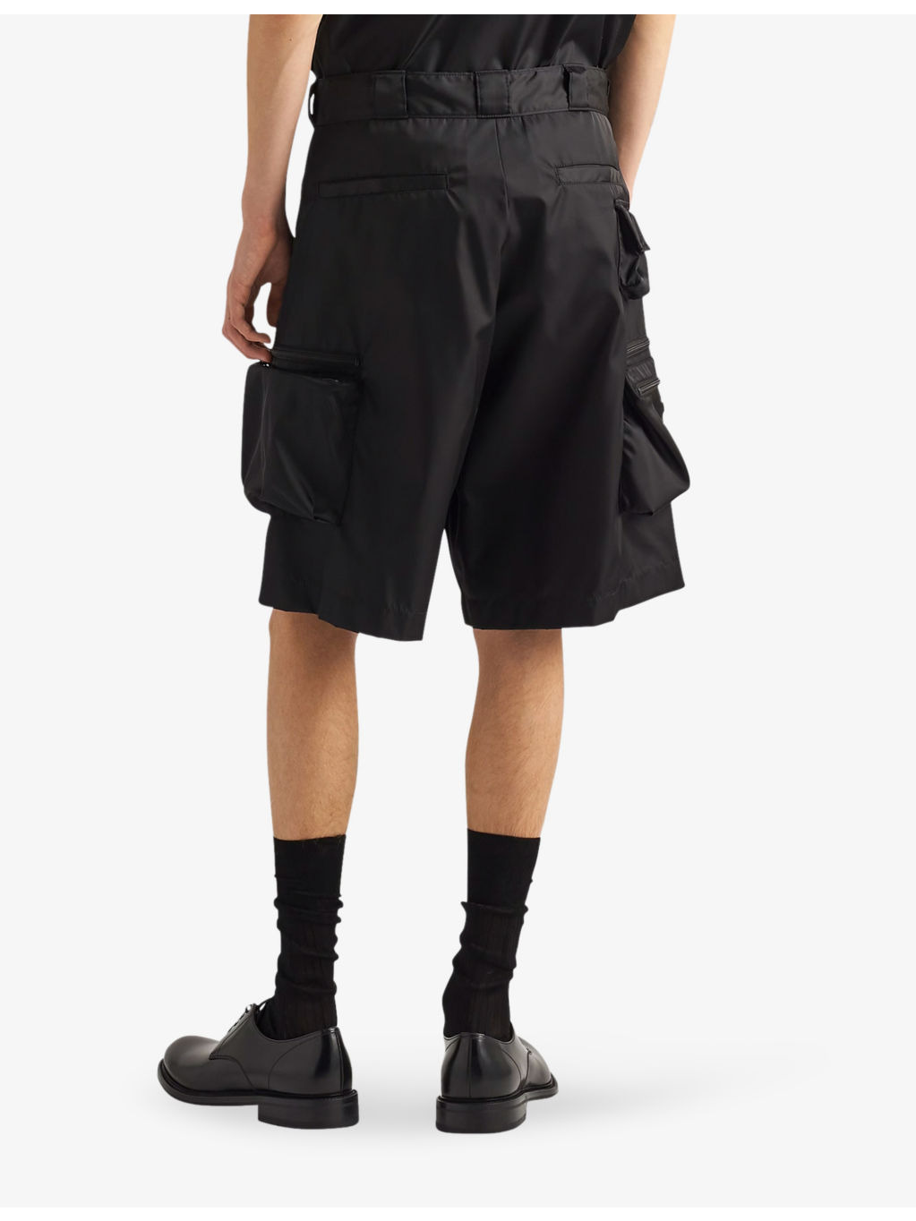 Re-Nylon Bermuda brand-plaque recycled-nylon shorts - 4