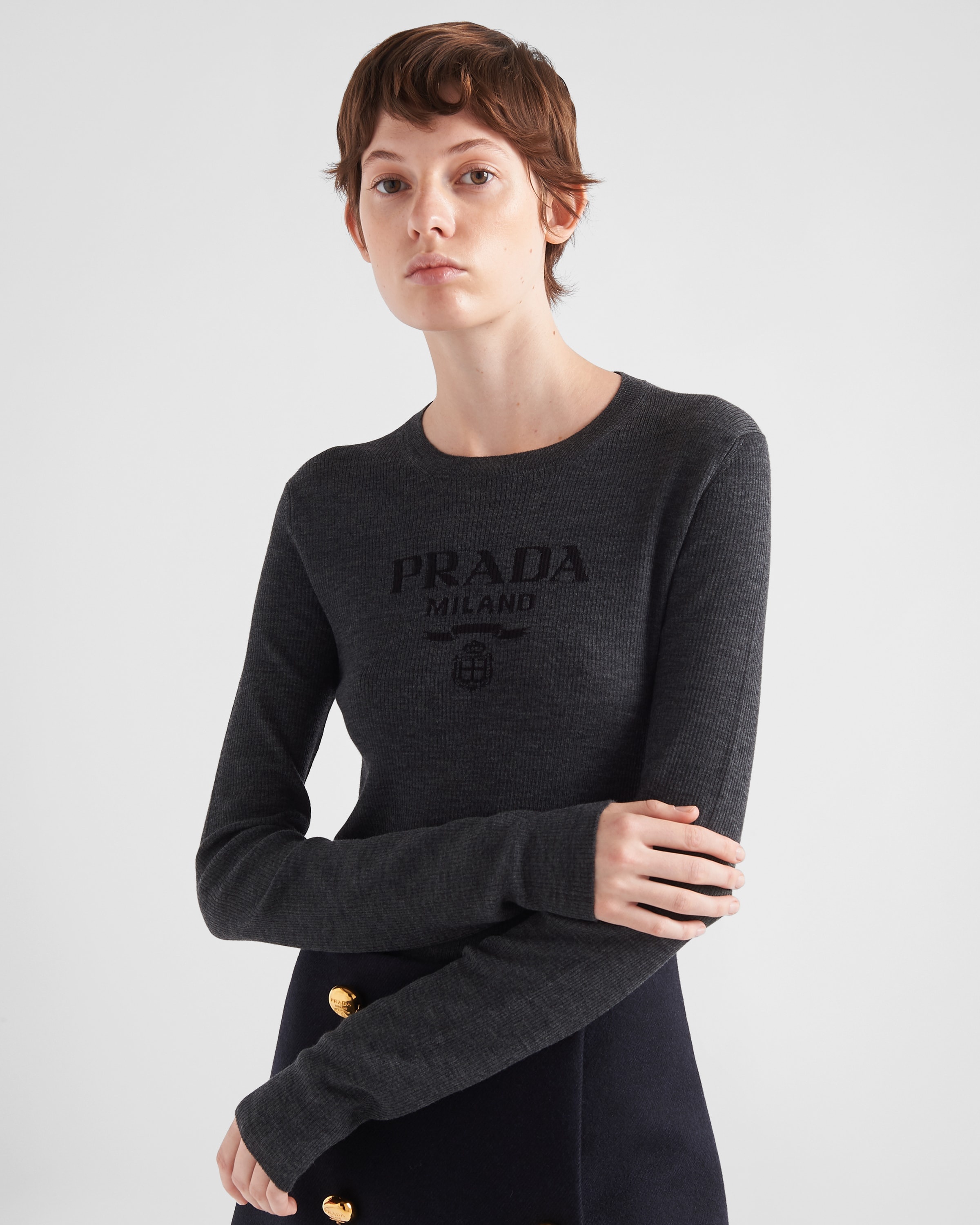 Superfine wool crew-neck sweater - 3