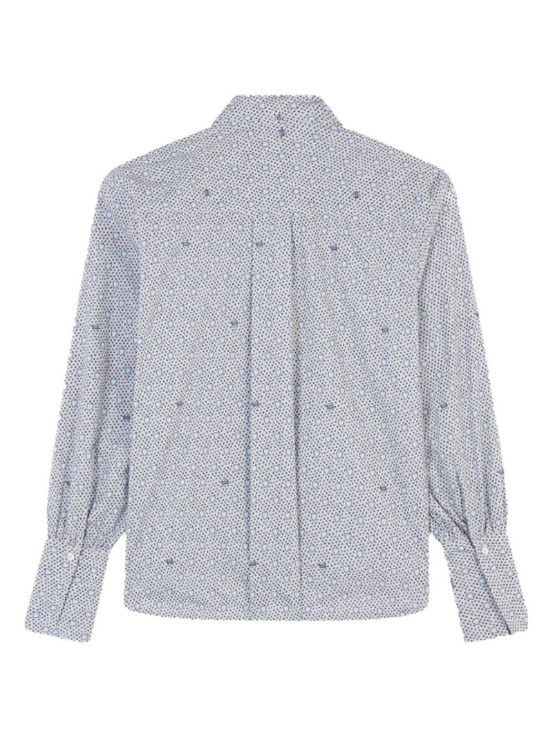 foulard-print Shirt 4
