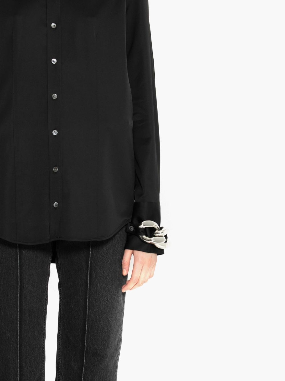 SILVER CHAIN LINK SHIRT - 5