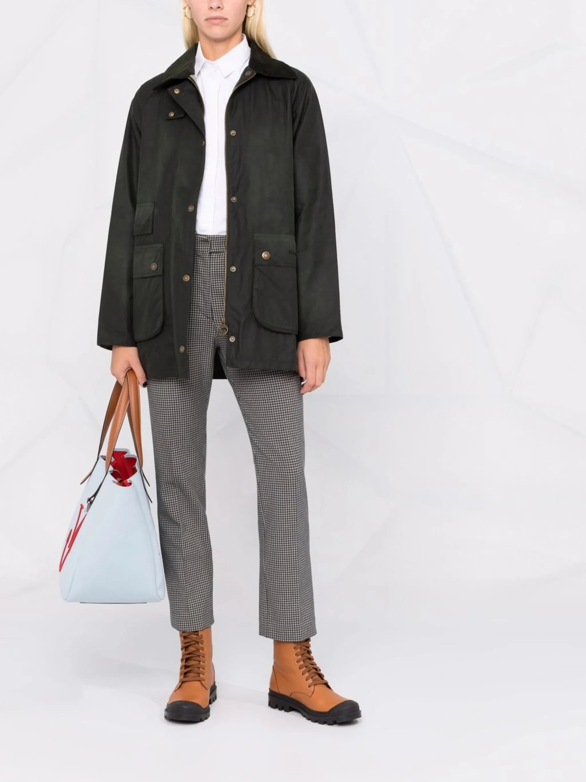 Barbour Waxed Cotton Coat - 4