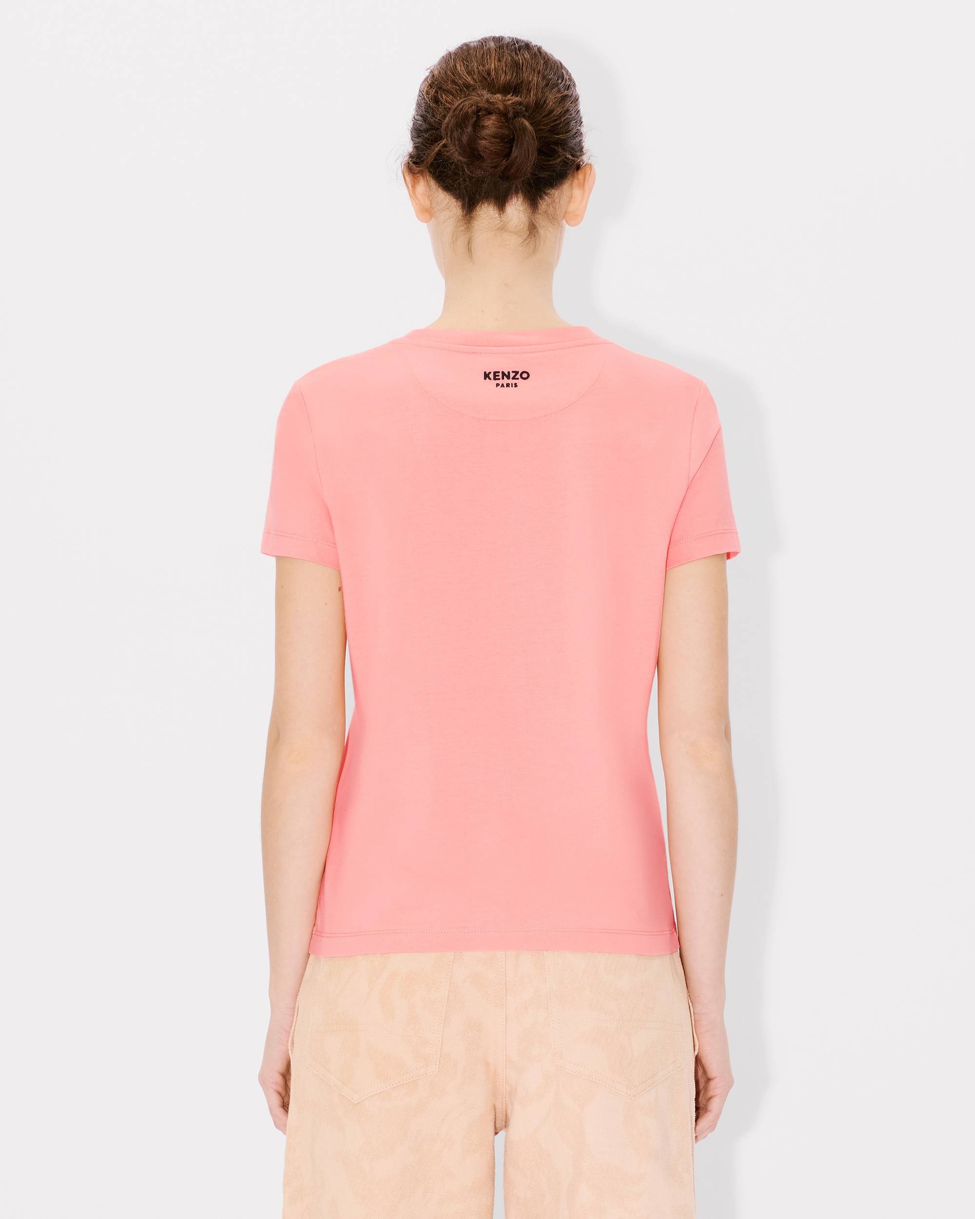 'KENZO Pop' embroidered cotton T-shirt - 4