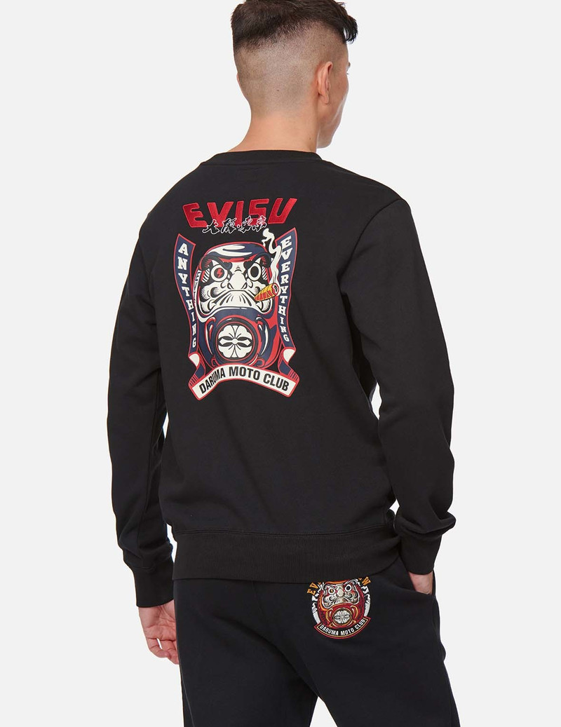 DARUMA MOTO CLUB MOTIF PRINT SWEATSHIRT 3