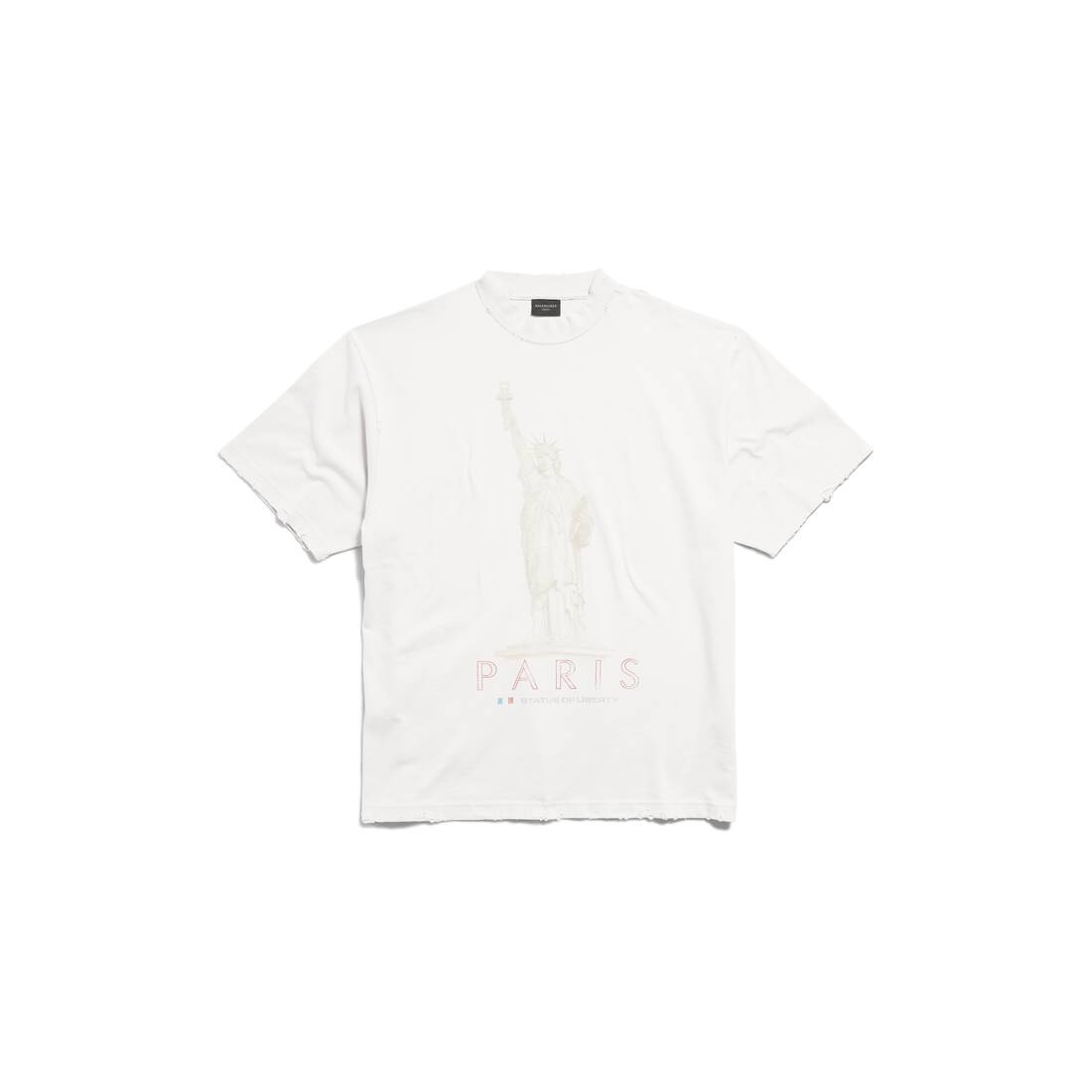 Paris Liberty T-shirt Medium Fit in Off White - 1