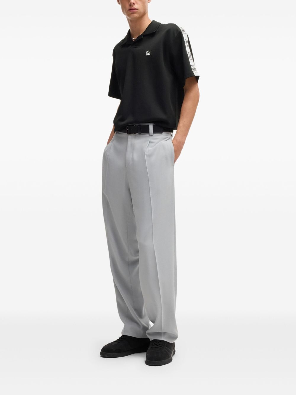 logo-embroidered polo shirt - 2