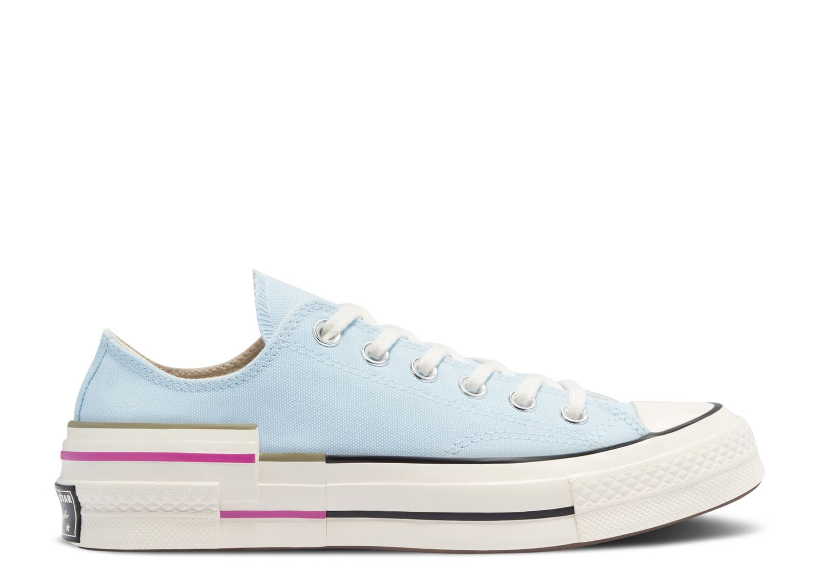 WMNS CHUCK 70 LOW 'COLORBLOCK - CHAMBRAY BLUE' - 1