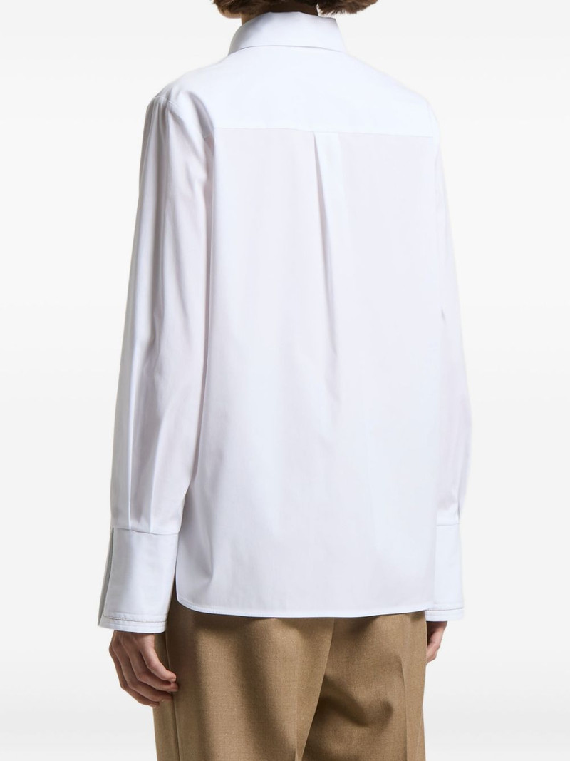 pocket-cuff cotton-blend shirt 4