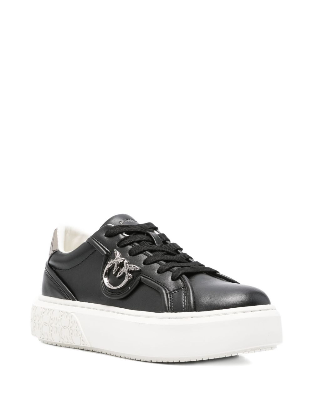 logo-detail platform sneakers - 2