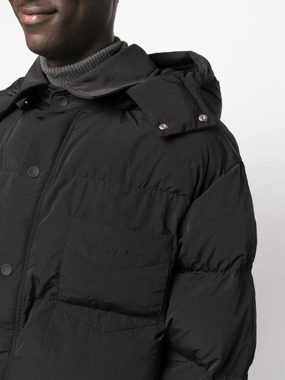 hooded padded jacket - 5