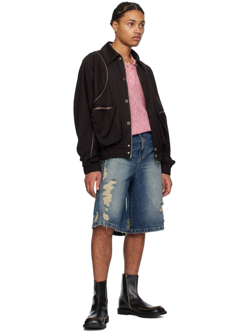 lesugiatelier Pink Flap Pocket Polo outlook