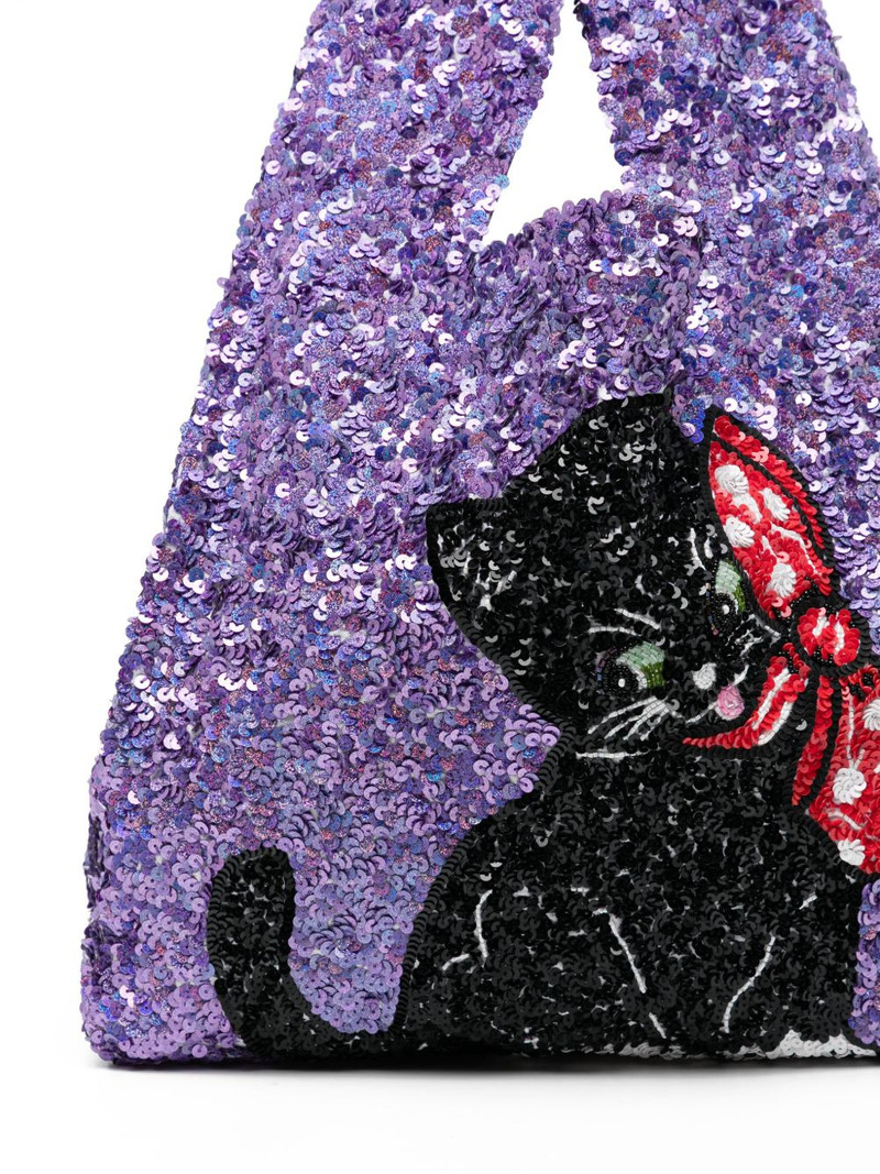 sequin-embellished tote bag 4