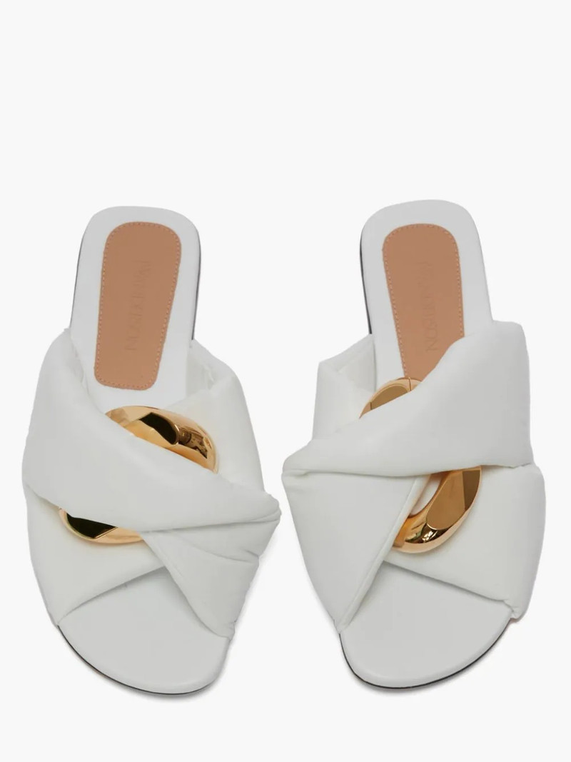 WOMEN'S CHAIN TWIST FLAT SANDAL 4