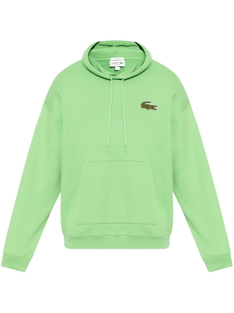 logo-appliqué hoodie 1