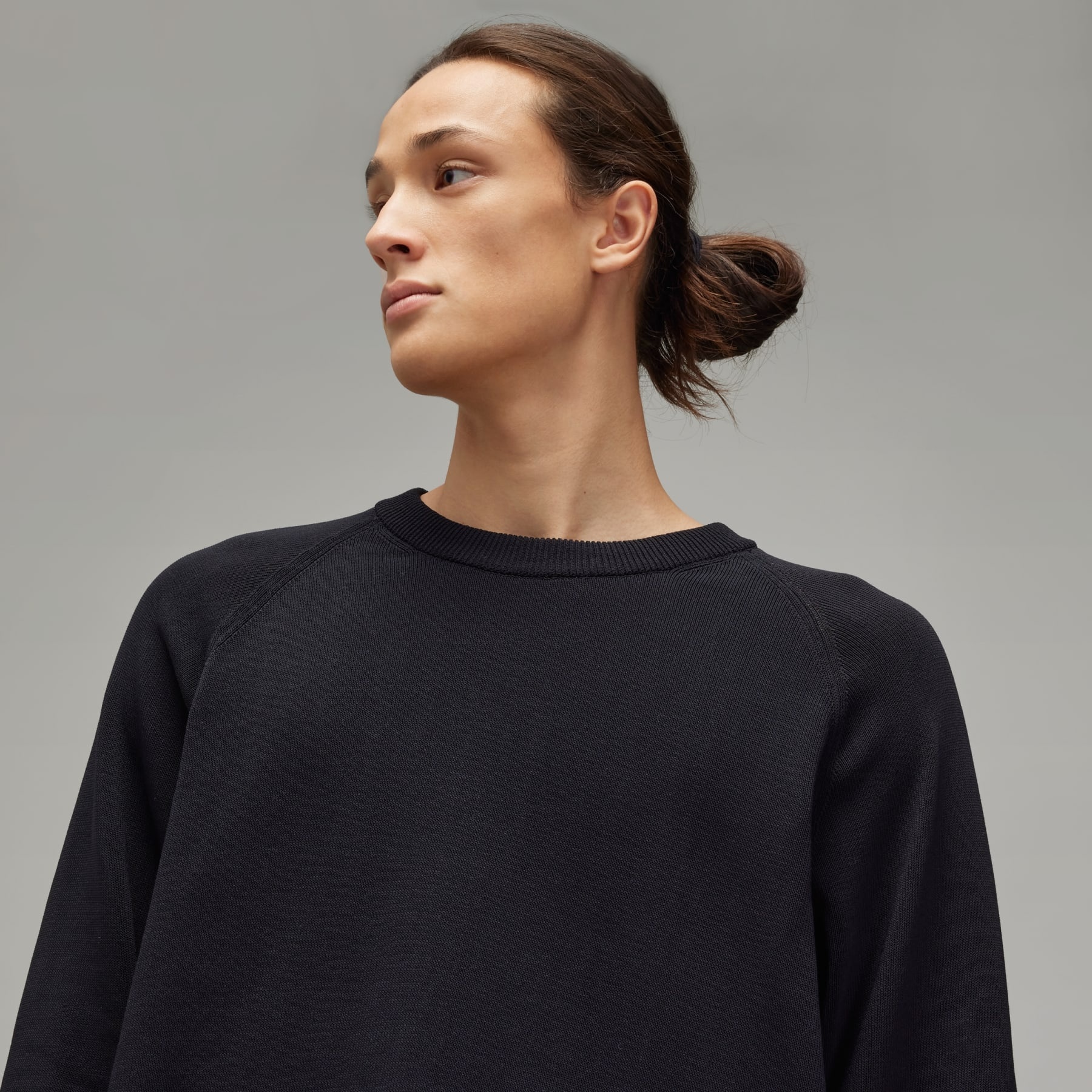 Y-3 Logo Knit Crew Sweatshirt - 6