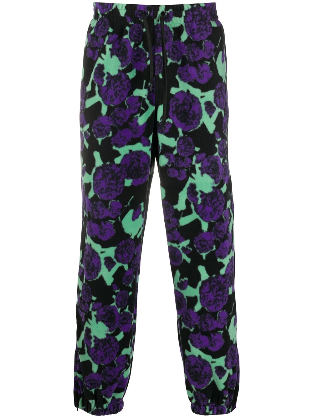 floral-print track pants - 1