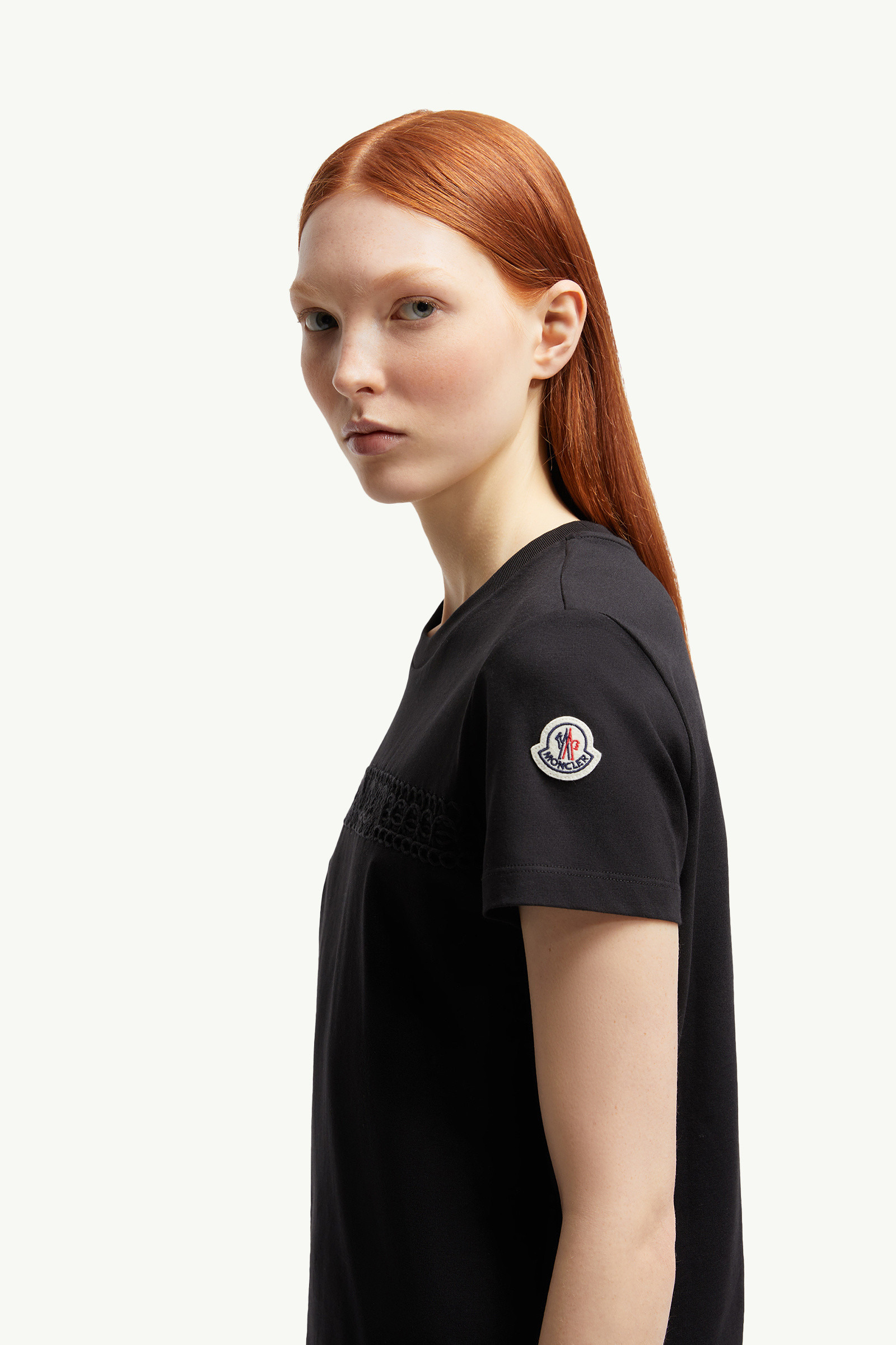 Embroidered Logo Cotton T-Shirt - 3
