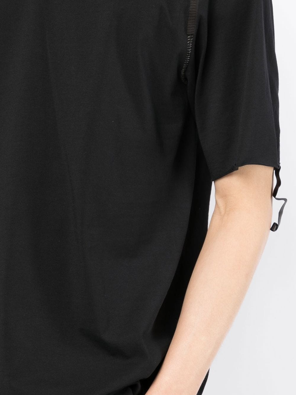 seam-detailing cotton T-shirt - 5