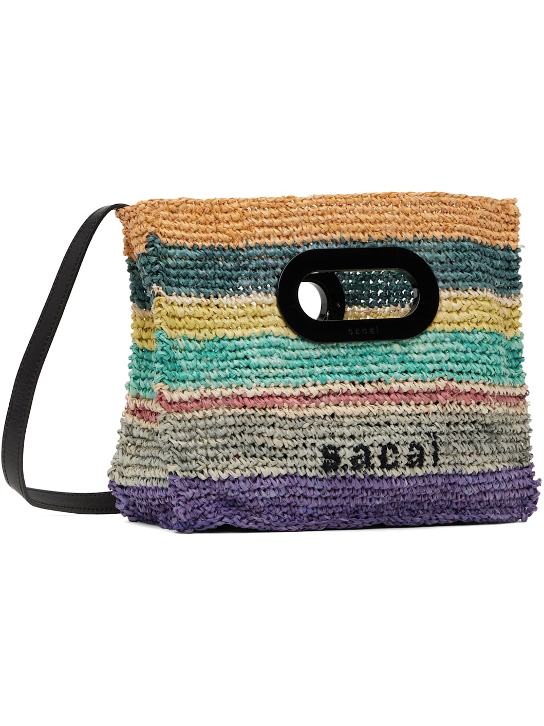 Multicolor Raffia New Shopper Small Bag - 3