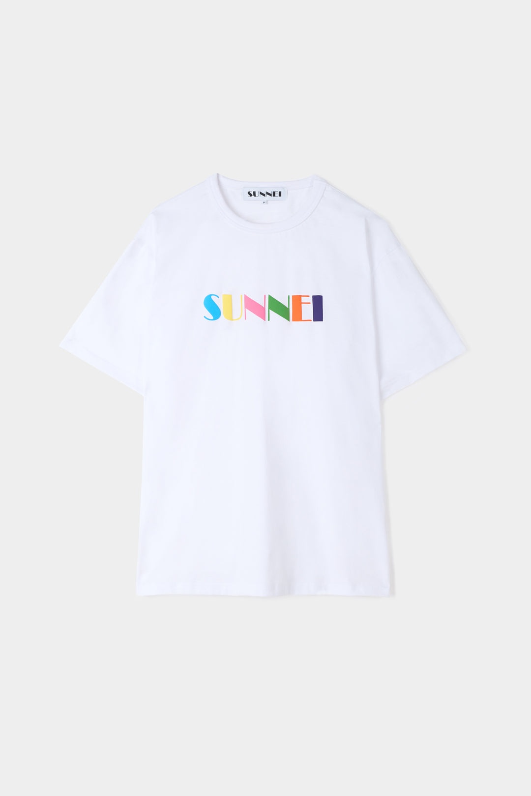 BIG LOGO SPRAYED T-SHIRT / white - 1