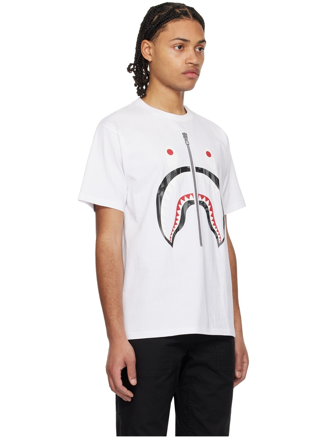 White Speed Racer Shark T-Shirt - 2