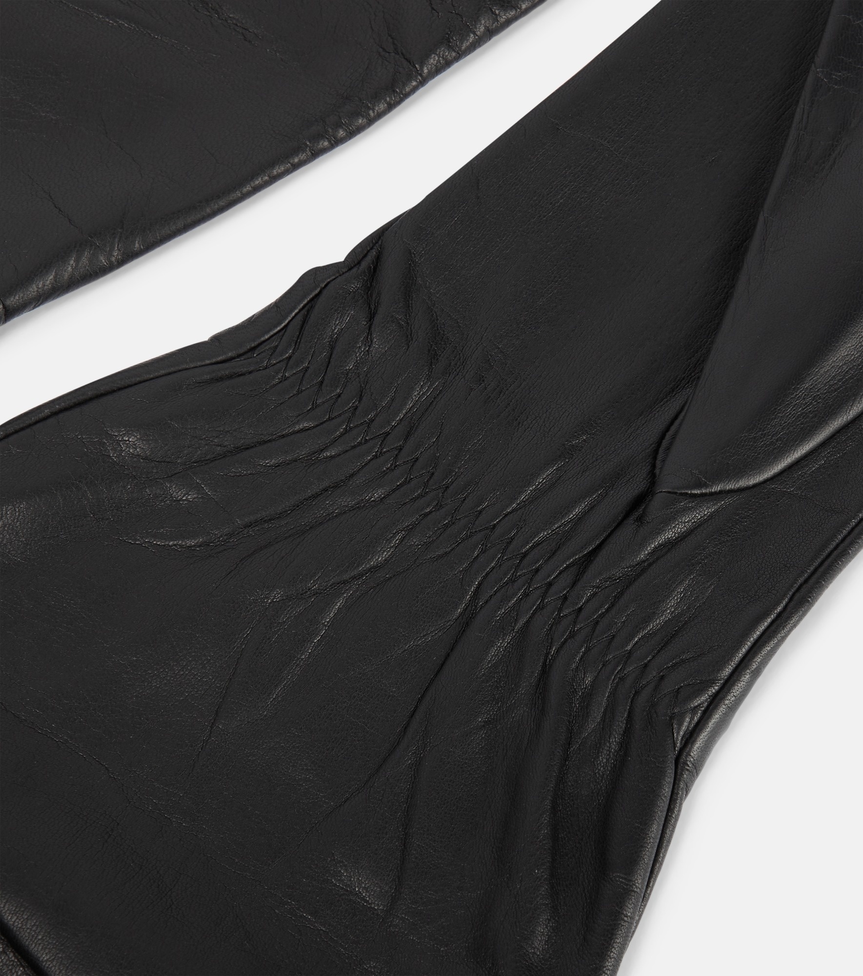 Flared leather gloves - 2