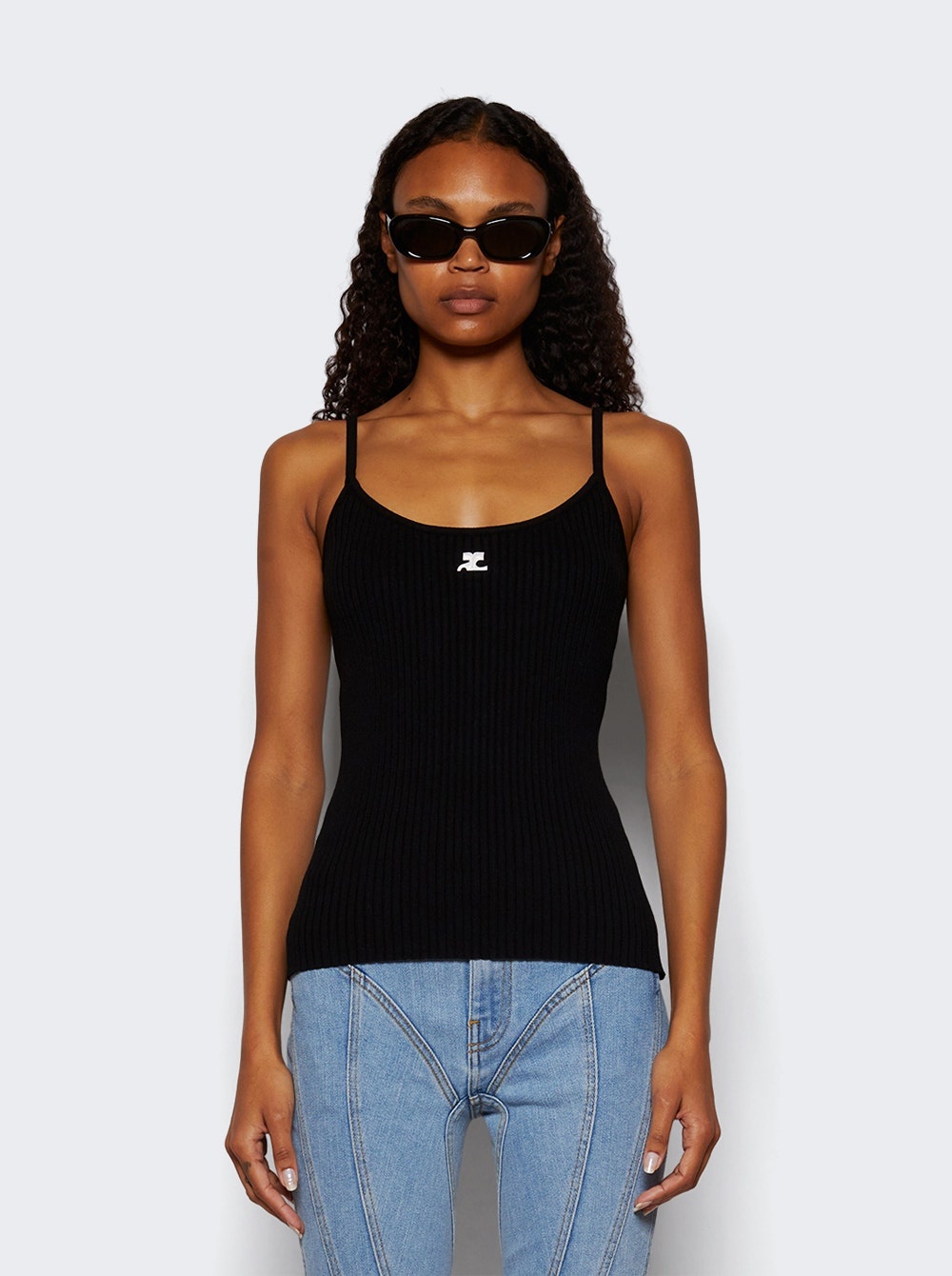 Reedition Knit Tank Top Black - 3