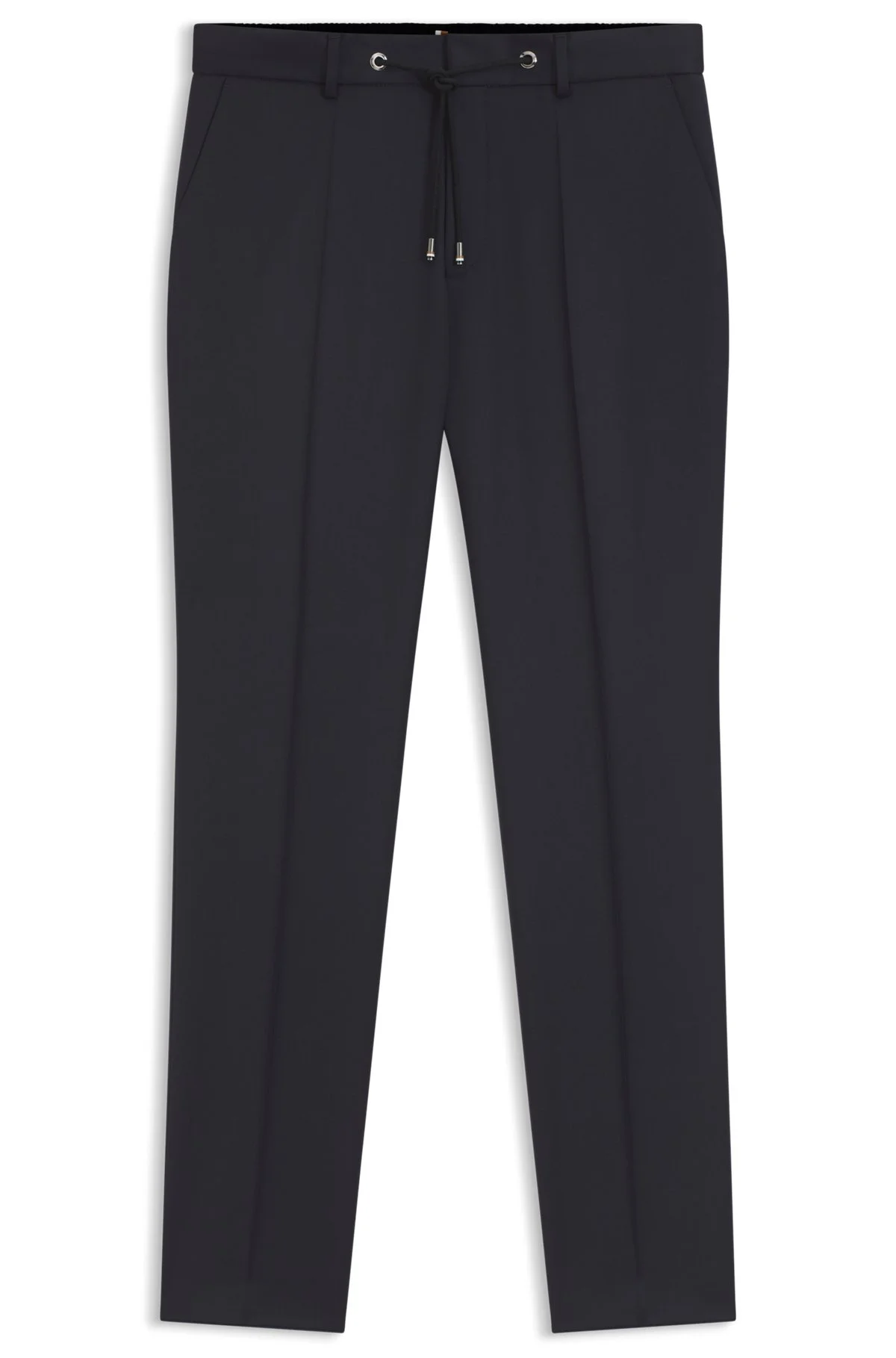 BOSS ONE SLIM-FIT PANTS IN VIRGIN-WOOL SERGE - 1
