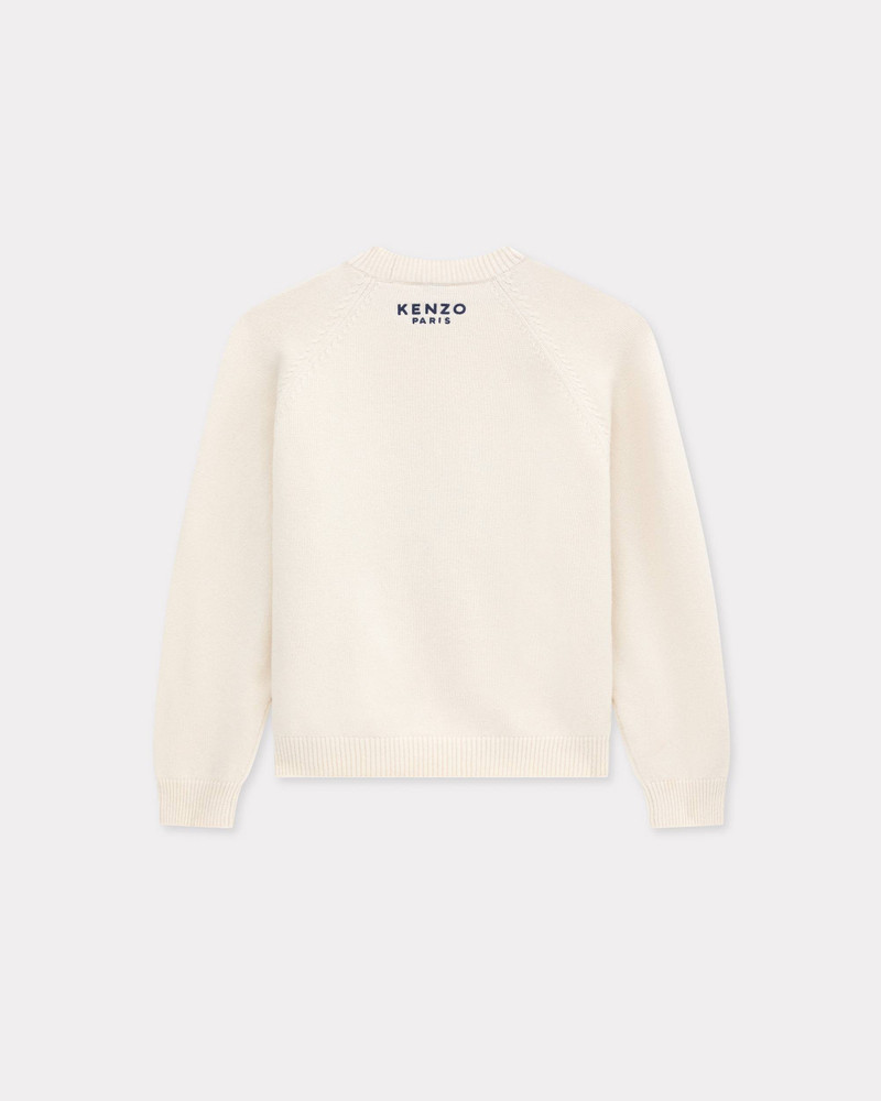 KENZO 'Boke Flower' embroidered jumper in wool outlook