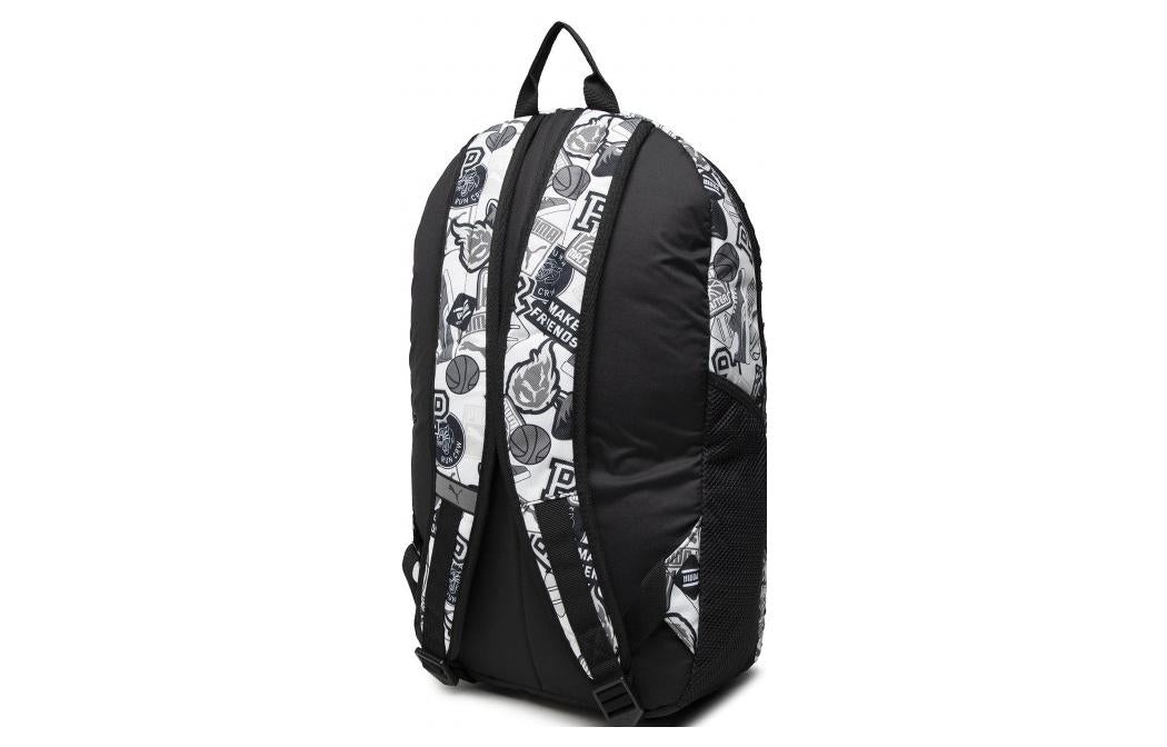 PUMA Academy Backpack 'White Black Grey' 077301-12 - 2